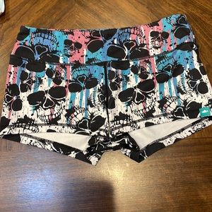 Skull WodBottom Shorts